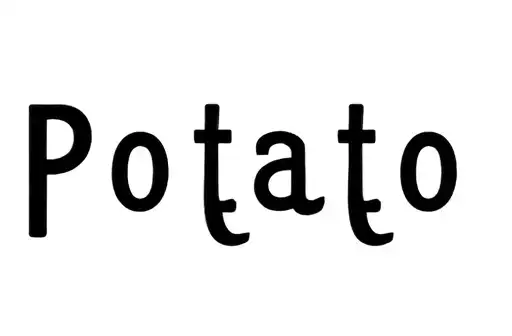 "Potato" tattoo design idea