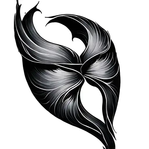 Labia tattoo design idea