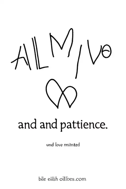 all my love and patience unappreciated billie eilish themed tattoo design idea