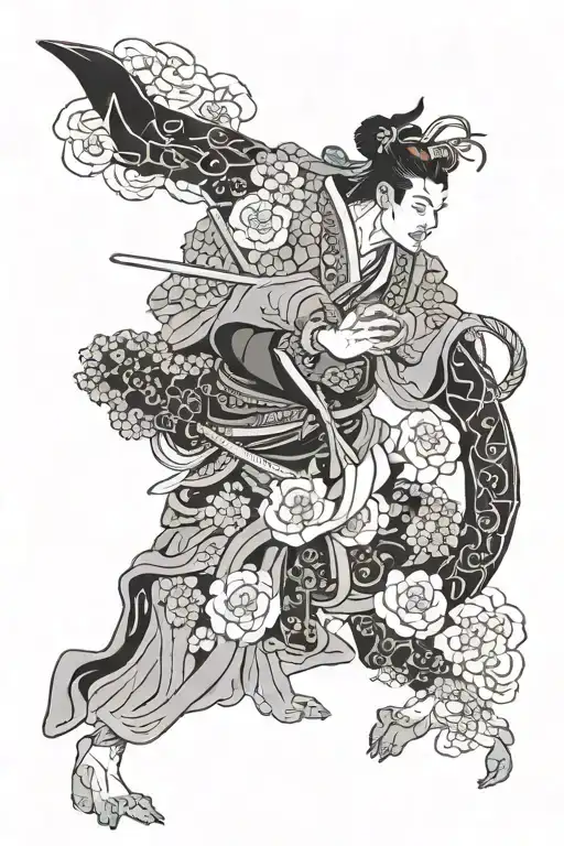 Honour integrity discipline serving kind and humble  tattoo design idea