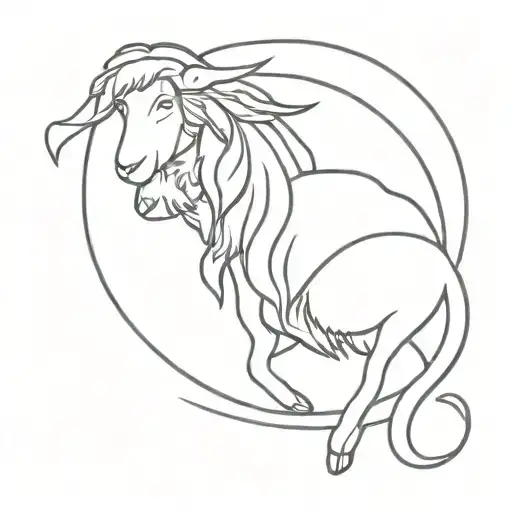 jesus and the lost sheep tattoo design idea