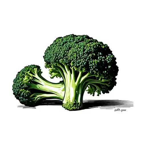 broccoli fi scene tattoo design idea
