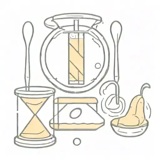 Make one image with with this object:  Rectangle, Spoon, Hourglass, Brick, Skittle, Lollipop, Cornet, Pear, Cello, Goble tattoo design idea