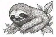 sin of sloth ( evil / super lazy)  tattoo design idea