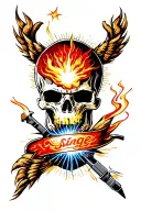 welding stinger tattoo design idea