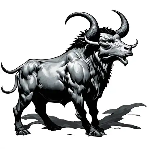 Minotaur tattoo design idea