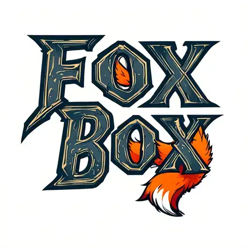 "Fox Box" "Fox Box" with fox tail tattoo design idea