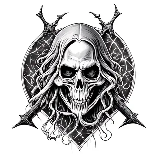 death eater themed tattoo tattoo design idea