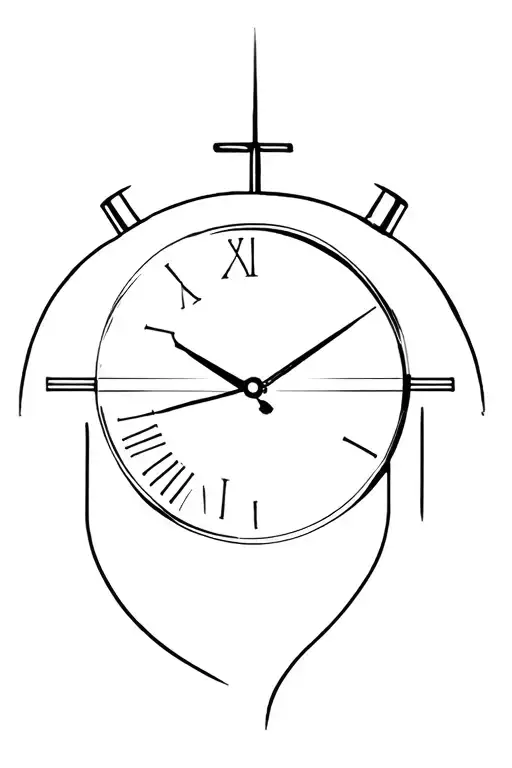 Time Machine tattoo design idea