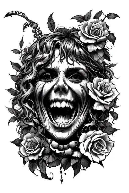 gluttony, lust, pride, greed tattoo design idea