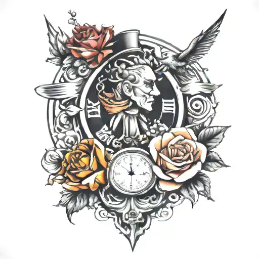 leader, power, time, humble, honor tattoo design idea