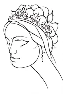 the empress tattoo design idea