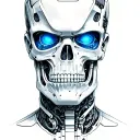 terminator style bio mechanical tattoo design idea