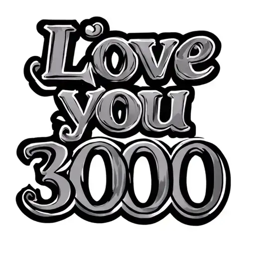 "Love you 3000" Avenger themed tattoo featuring tattoo design idea