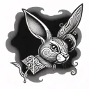 Playboy tattoo design idea