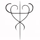 grace and mercy symbol tattoo design idea