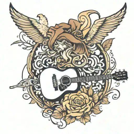 country music  tattoo design idea
