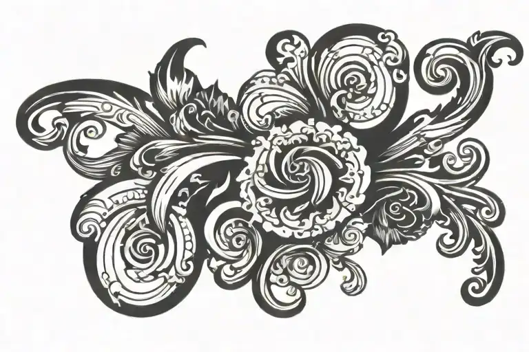 Scroll saying I tattoo design idea