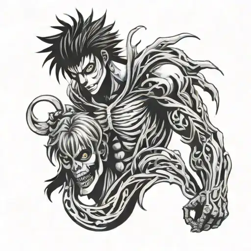 death note tattoo design idea