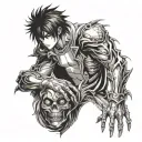 death note tattoo design idea