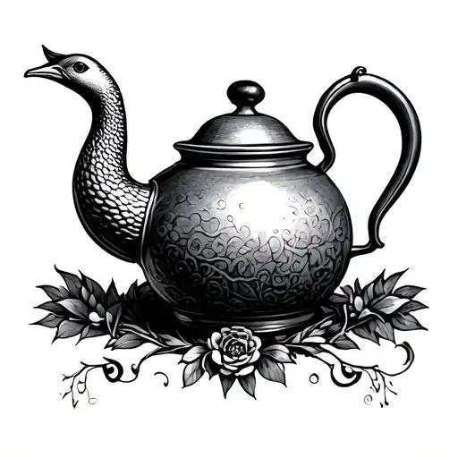 gooseneck kettle tattoo tattoo design idea