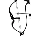 compound bow  tattoo design idea
