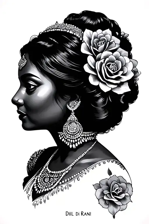 ❤️Dil Di Rani SONIA tattoo design idea