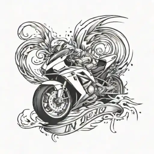 initial D and P tattoo design idea