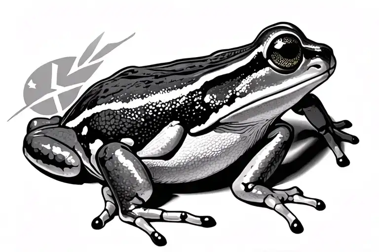 coqui frog anatomy that turns into Puerto Rico and a lightning bug anatomy that turns into New York tattoo design idea