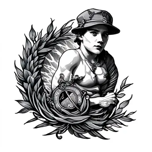 marine patchwork leg sleeve tattoo tattoo design idea