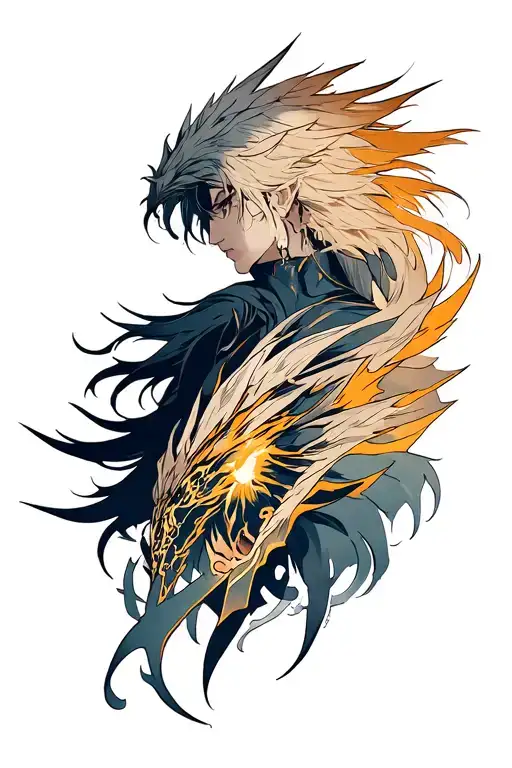 solo leveling igris tattoo design idea