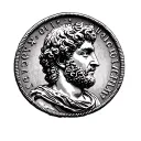 marcus aurelius roman coin tattoo design idea