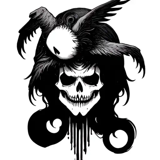 Bad omens songs inspired tattoo design idea