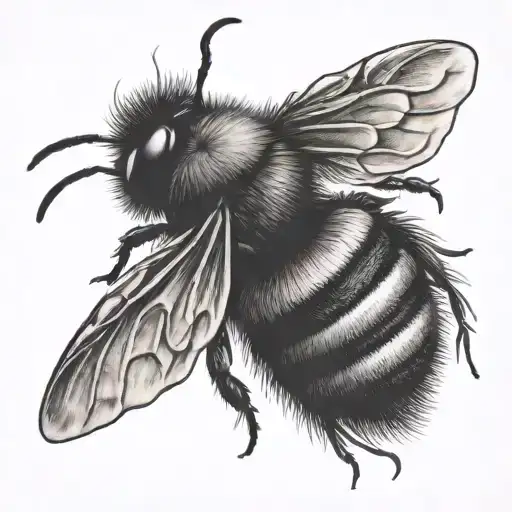 Bumble Bee tattoo design idea