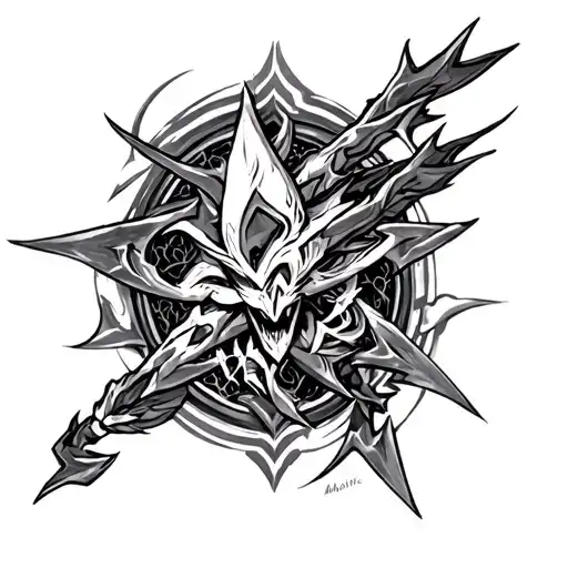 Yu-Gi-Oh tattoo design idea