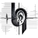 futuristic tattoo for the outer forearm. It features a geometric heartbeat line that flatlines into a ear with a tear  tattoo design idea