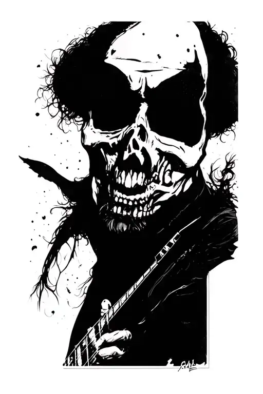 Black Sabbath and the misfits tattoo design idea