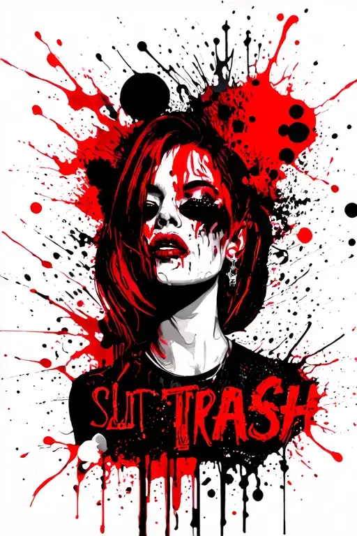 Slut tattoo design idea