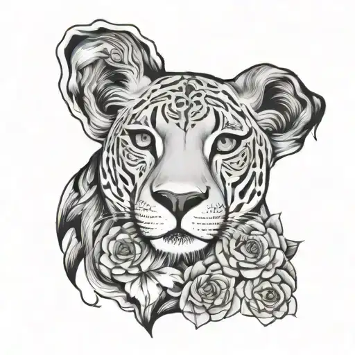 Nala Becca first daughter tattoo design idea