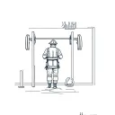 fireman and gym tattoo design idea