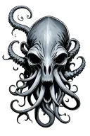 cthulhu head tattoo design idea