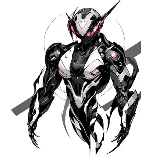 neon genesis evangelion tattoo design idea
