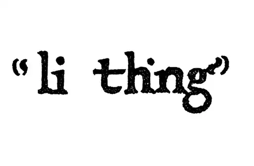 "li thing" tattoo design idea