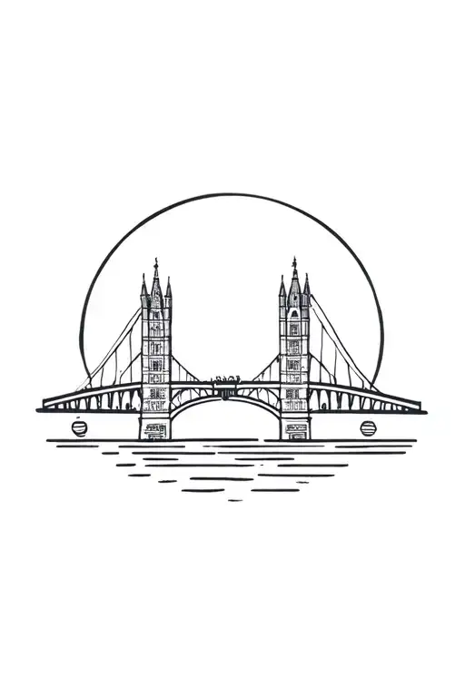 amsterdam bridge stamp tattoo design idea
