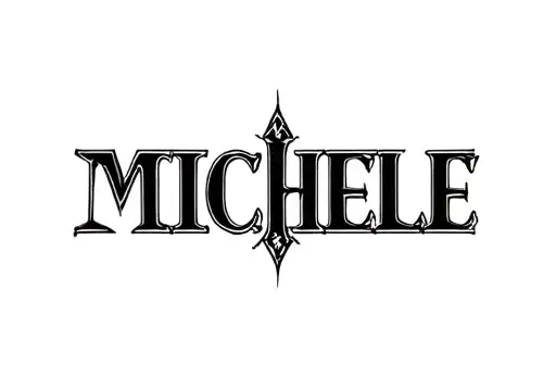 "MICHELLE " tattoo design idea