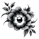 Negative Space tattoo design idea