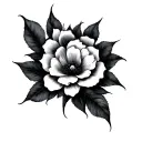 Negative Space tattoo design idea