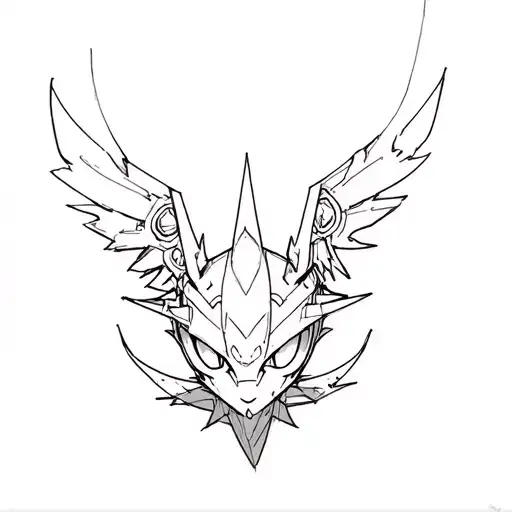 digimon tattoo design idea