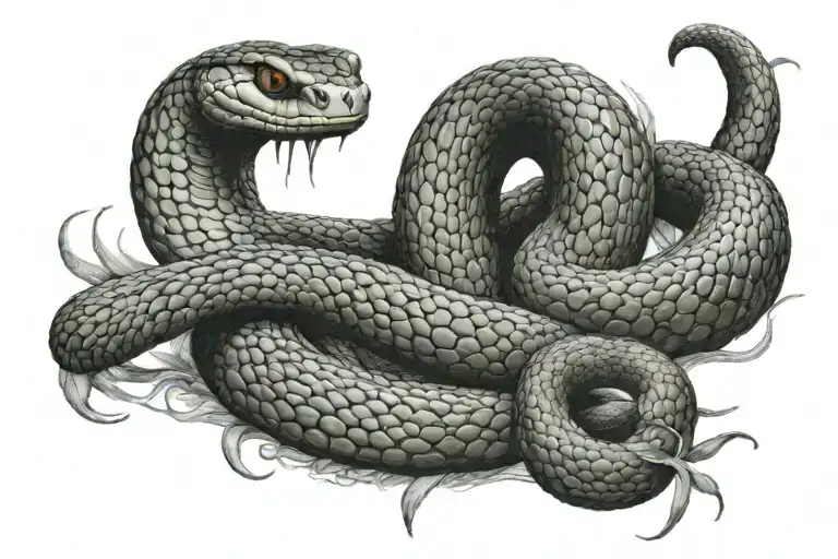 king cobra tattoo design idea