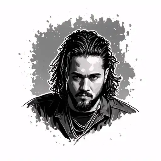 I had some help post Malone Morgan Wallen tattoo design idea